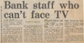 19830928 BANK STAFF CLAIM VDU DIFFICULTIES ES